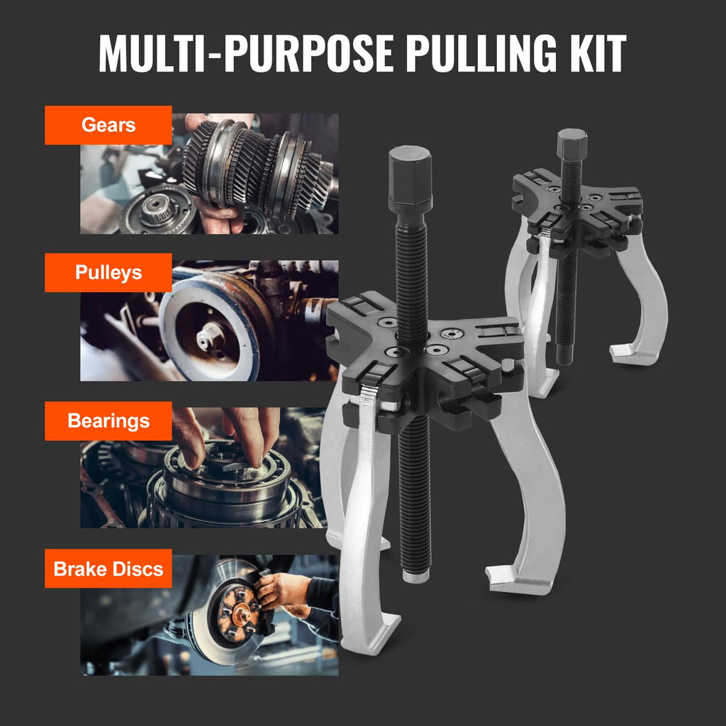 3" and 7" 3 Jaw Gear Puller Set N420563