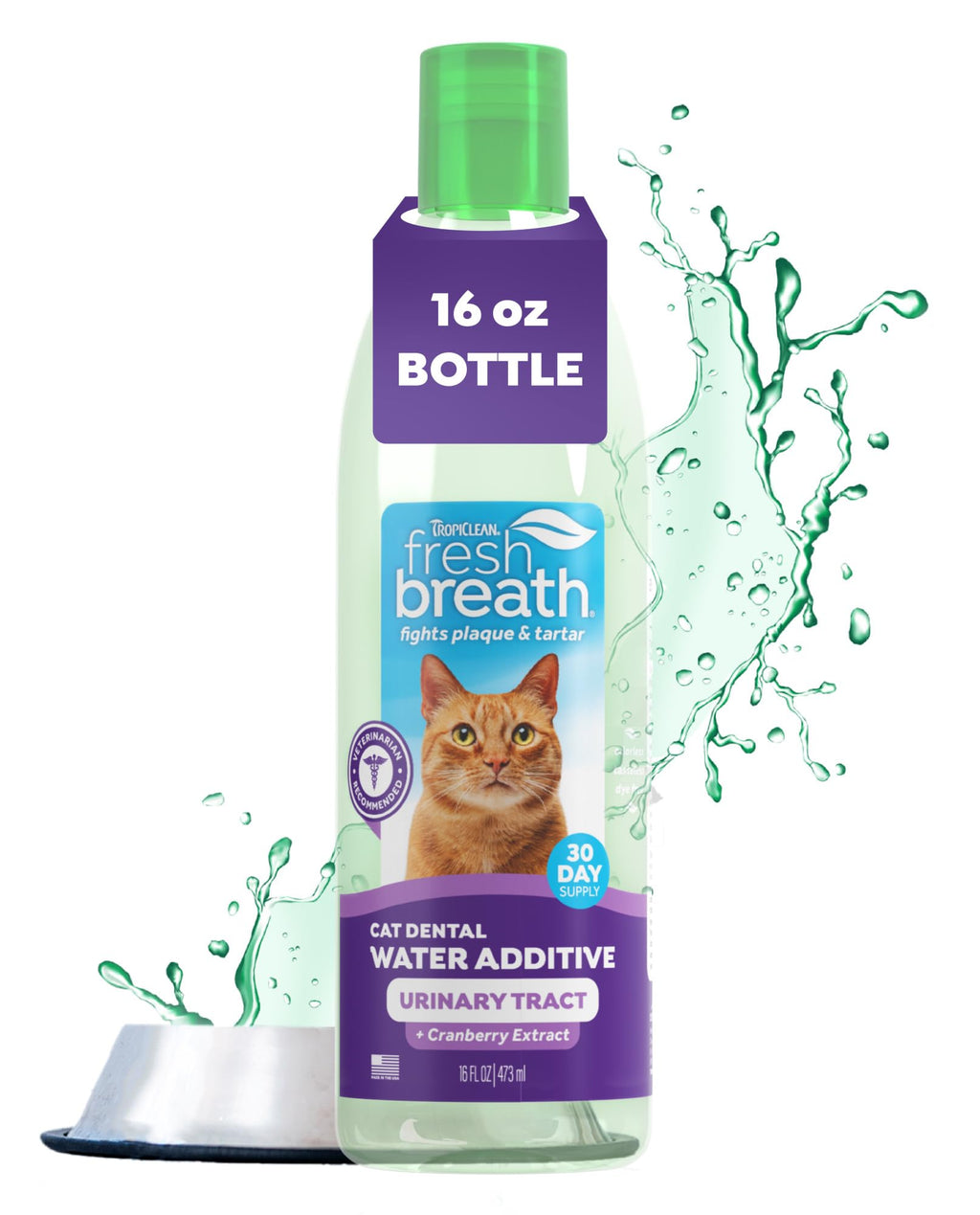 Fresh Breath Water Additive for Cats 16oz G7866