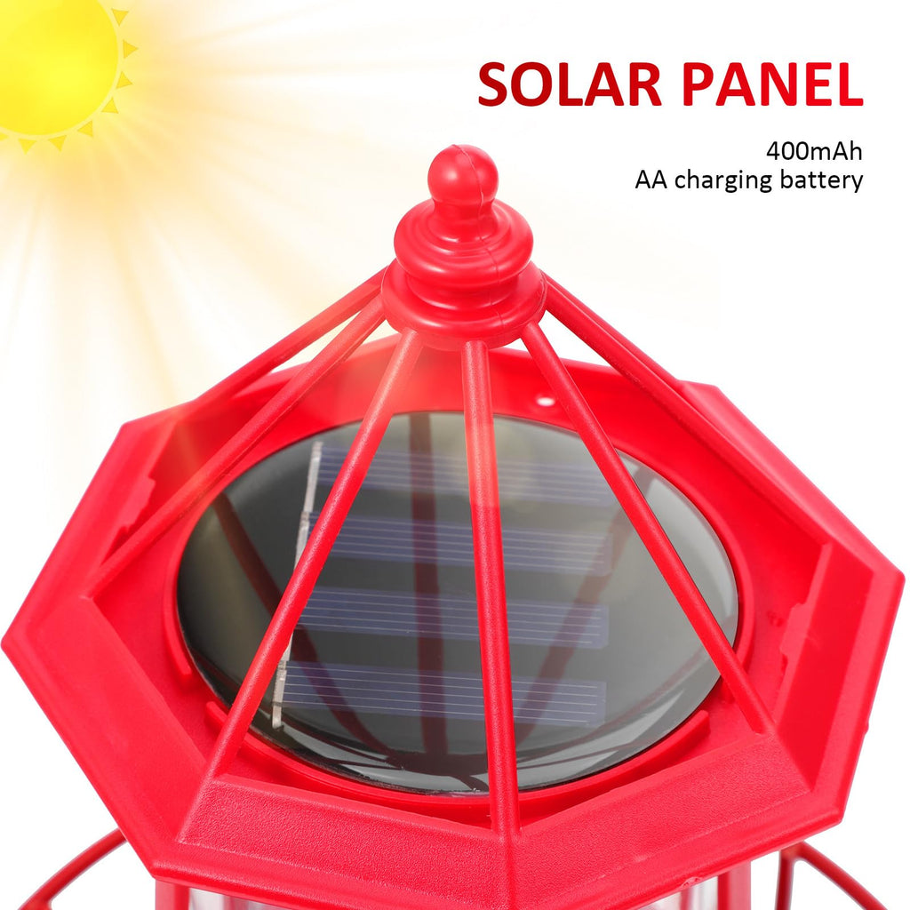 Solar Powered Rotating Iron Outdoor Garden Light G377