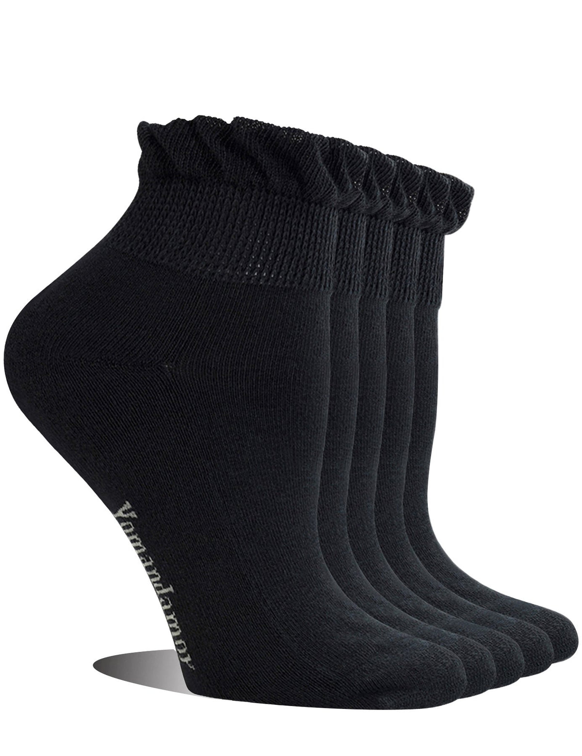 5 Pairs Non-binding Seamless Toe Ankle Socks J233264
