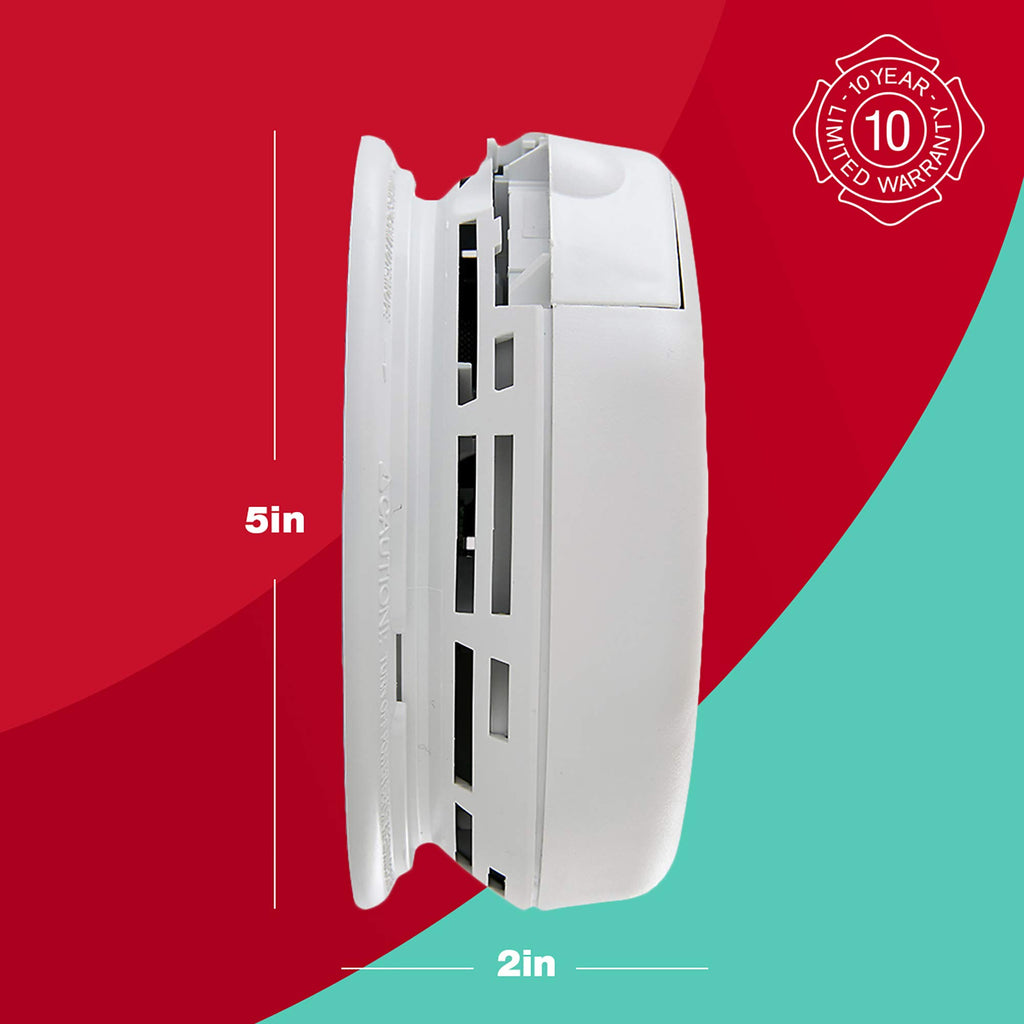 Hardwired Smoke and Carbon Monoxide Detector with Battery Backup, 3-Pack W51616