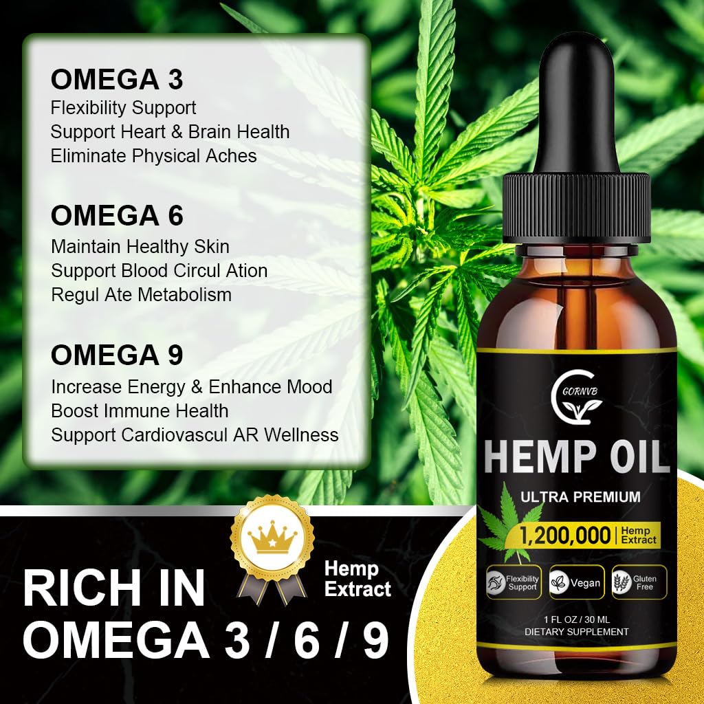 High Potency Hemp Oil 2-Pack F645417