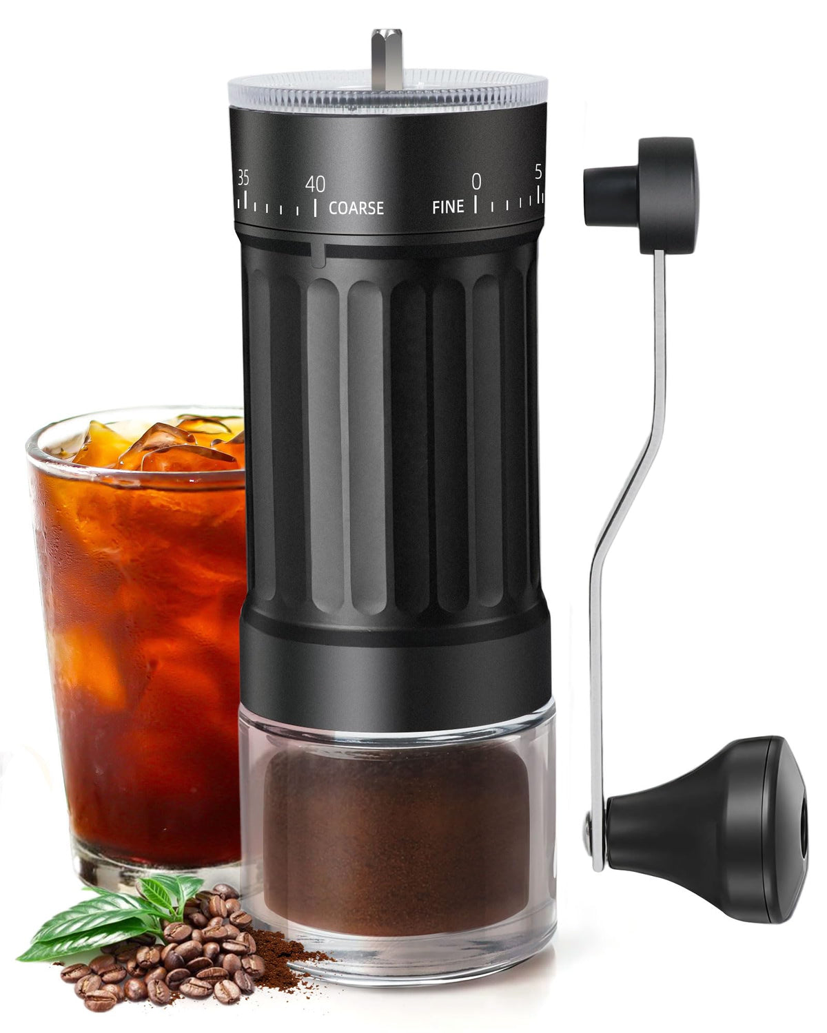 Manual Ceramics Burr Coffee Grinder with 40 Adjustable Settings K970