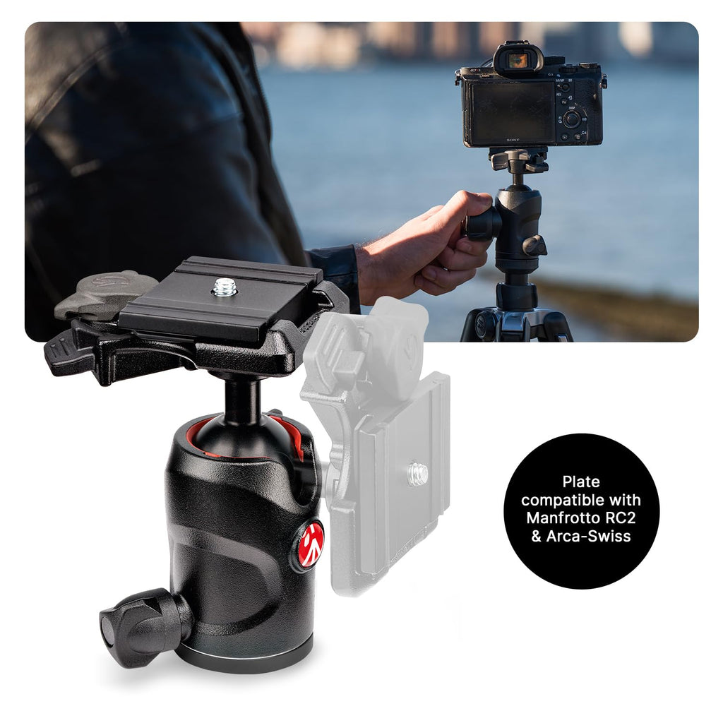 Camera Tripod Kit with Fluid Head and Twist Closure K7729