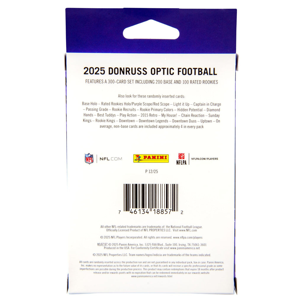 Football Trading Cards Hanger Box X240