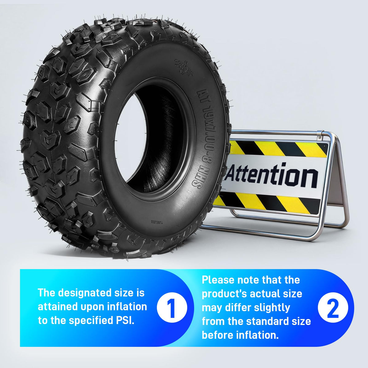 Set of 4 ATV/UTV Tires 19x7-8 S71951