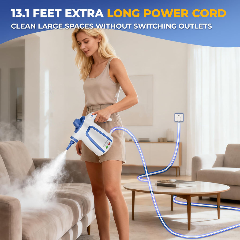 Handheld Steam Cleaner with 11 Accessories J8499