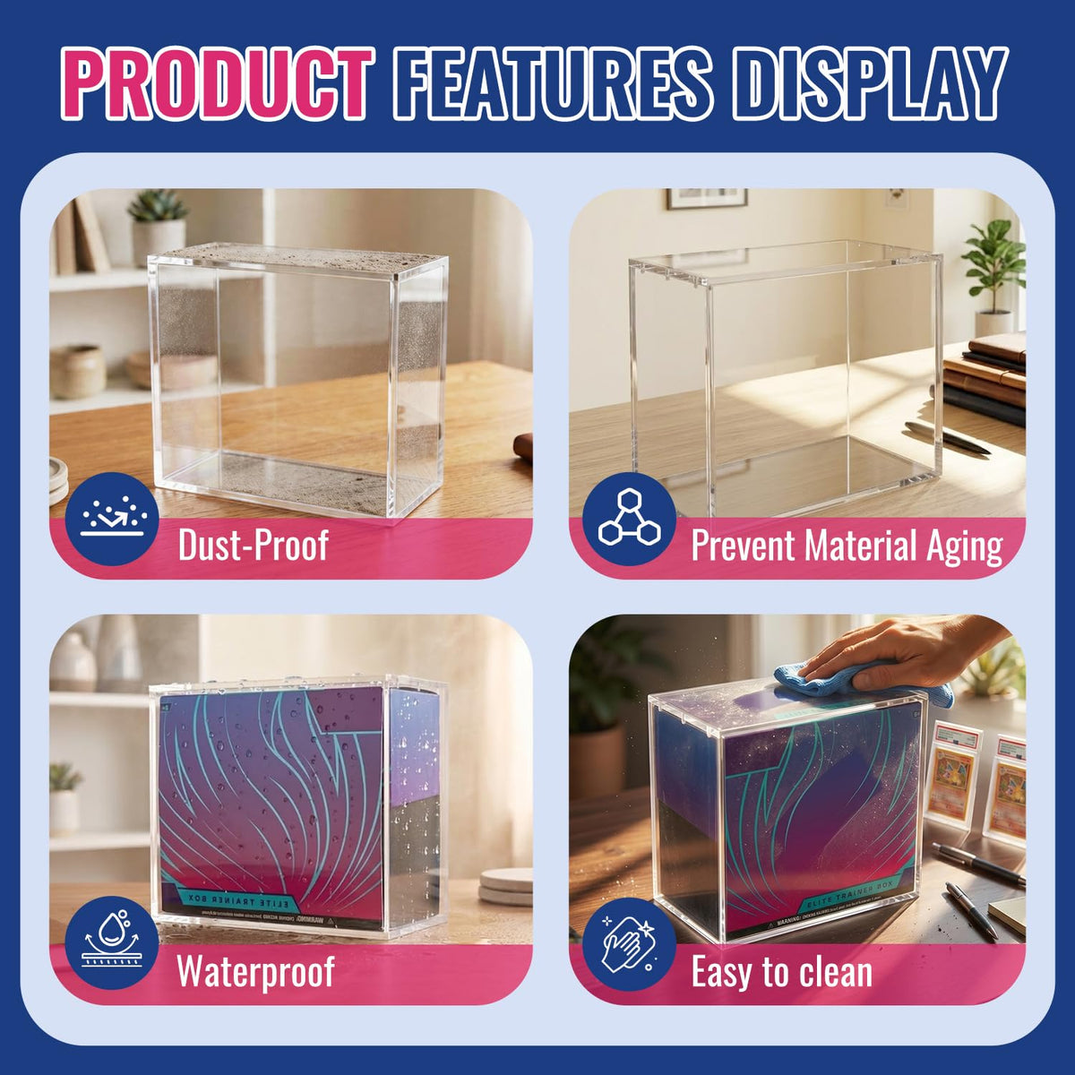 Clear 5mm Acrylic Display Case F19075