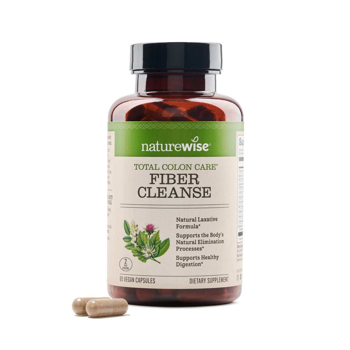 Herbal Laxative Fiber Cleanse 60 Capsules R24375