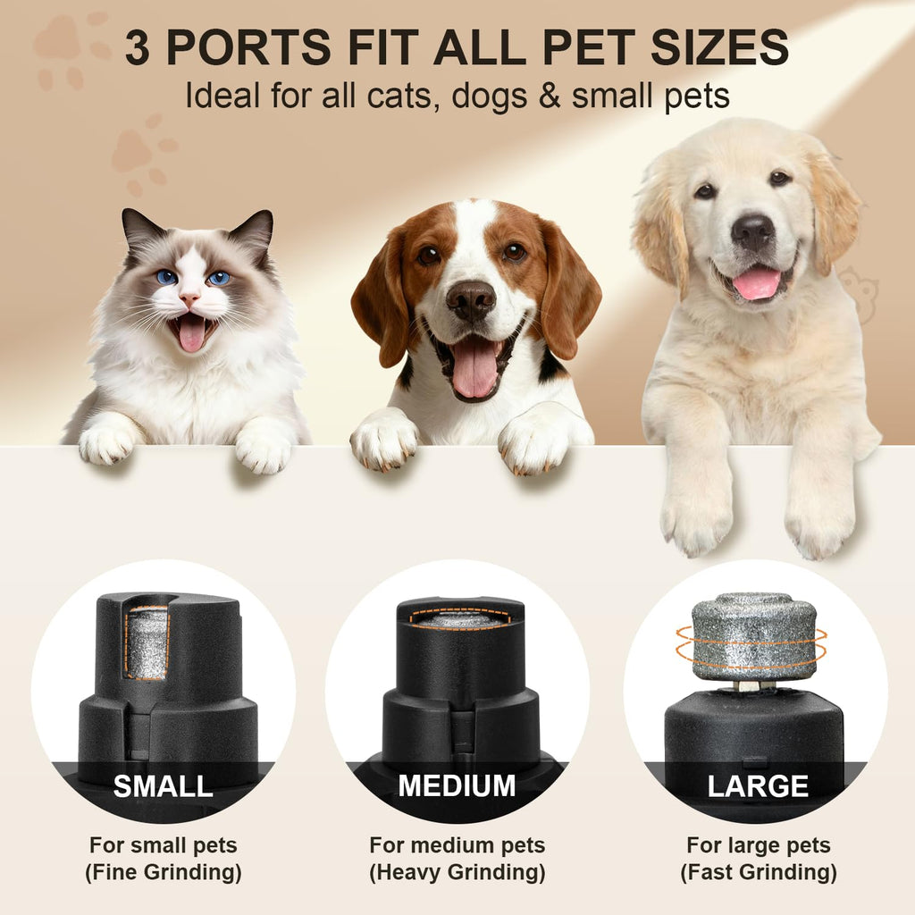 Dog Nail Grinder Silent Cordless Grooming N50651