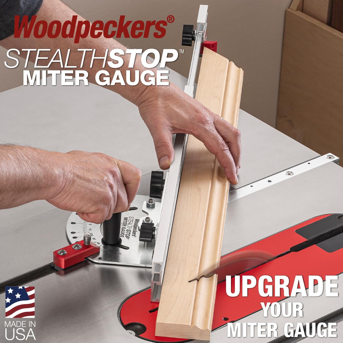 Universal Table Saw Miter Gauge with Extendable Fence S407