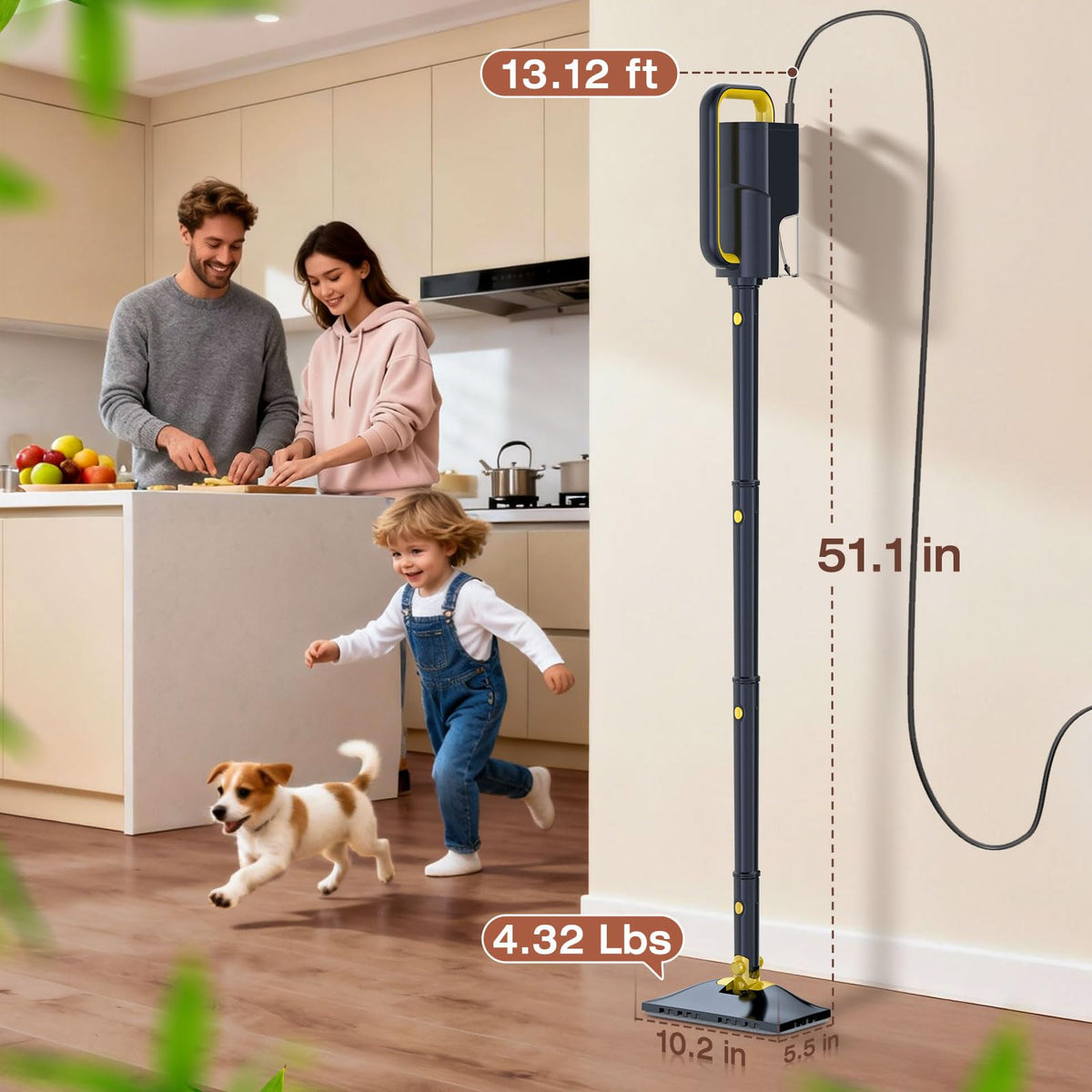 10-in-1 Detachable Handheld Steam Cleaner R810