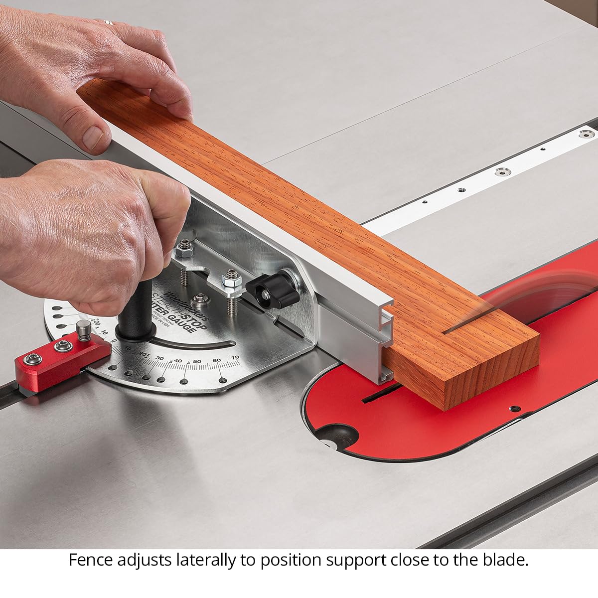 Universal Table Saw Miter Gauge with Extendable Fence S407