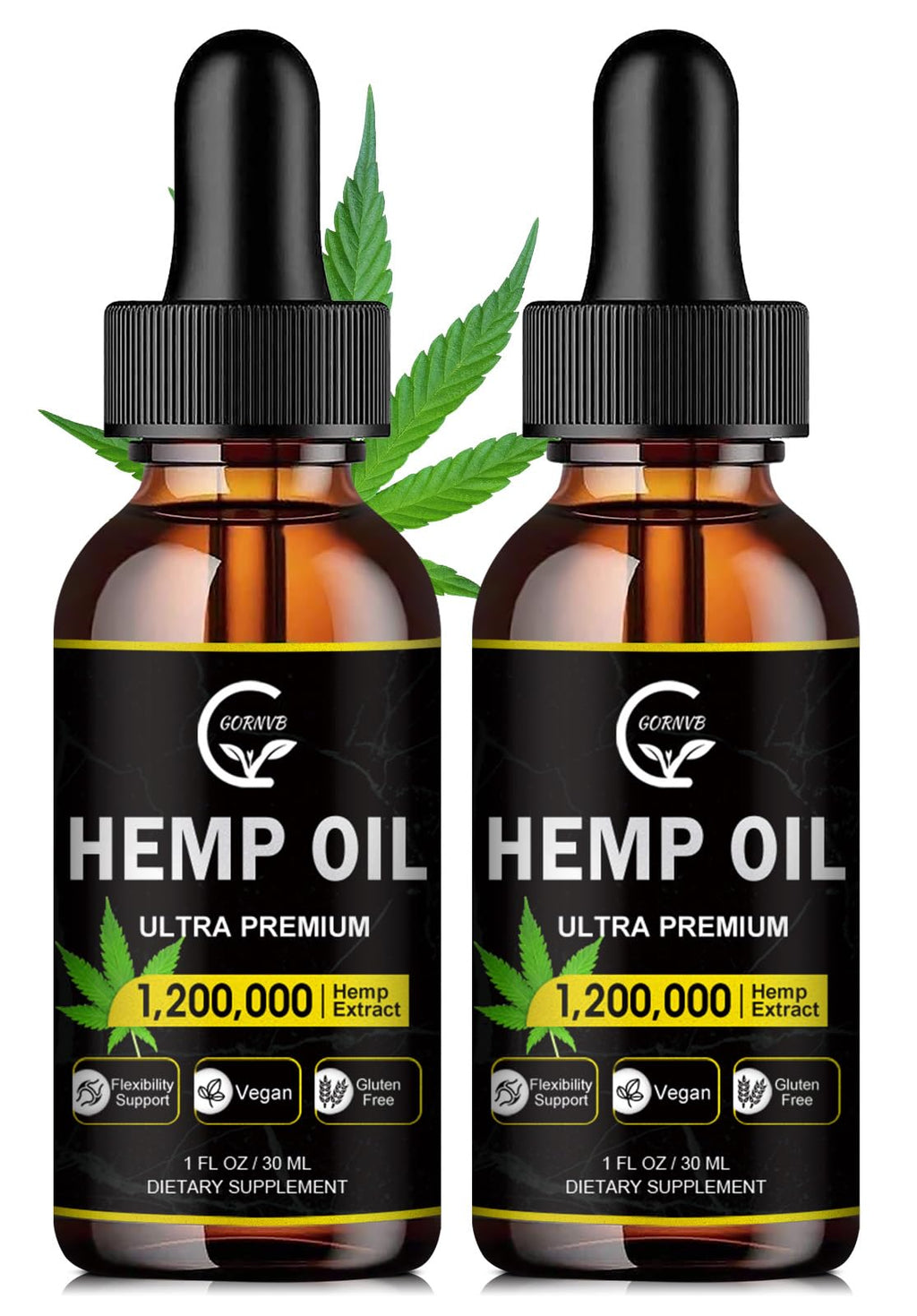 High Potency Hemp Oil 2-Pack F645417
