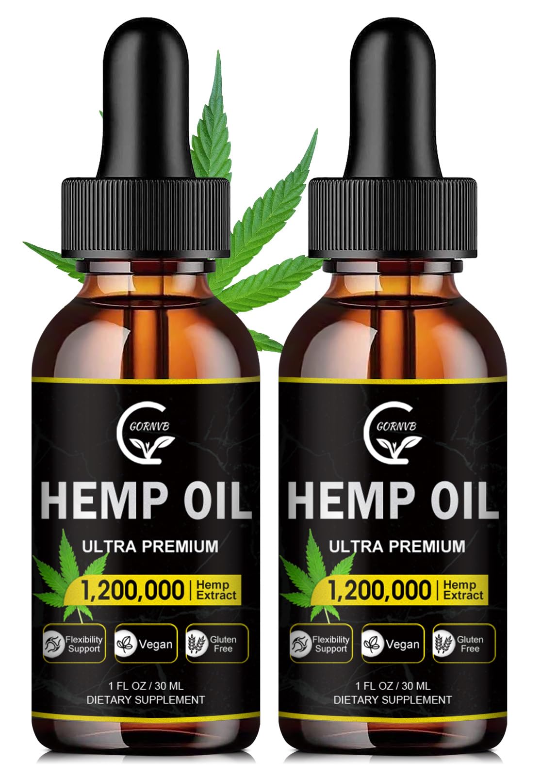 High Potency Hemp Oil 2-Pack F645417