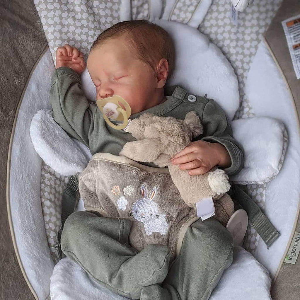 20 Inch Realistic Newborn Baby Doll with Poseable Body F177