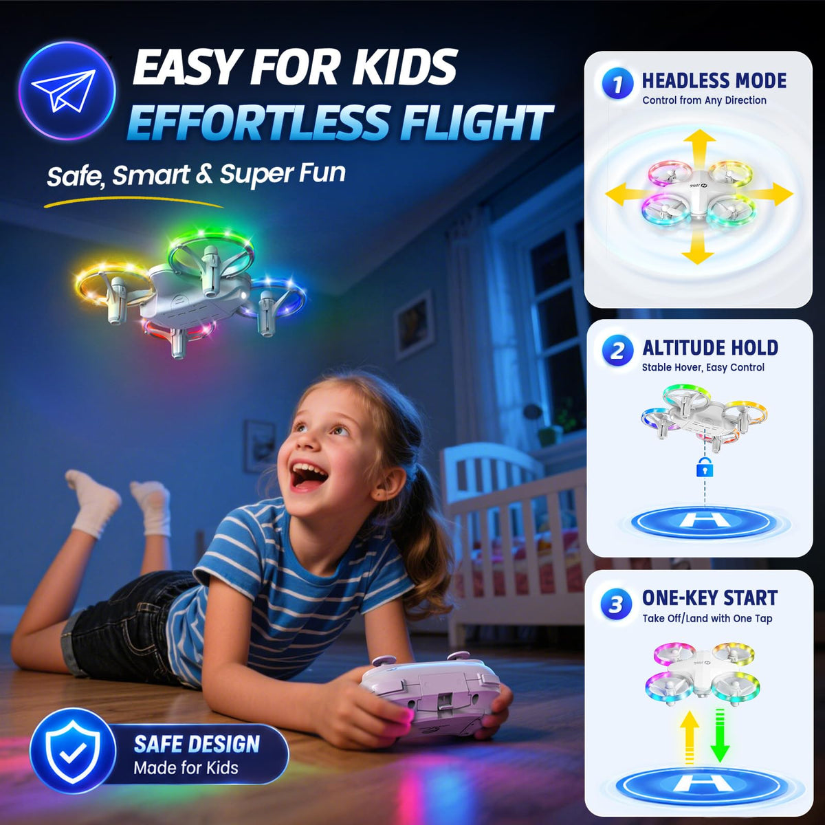 Drone with 3 Batteries I7482