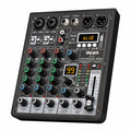 4 Channel Podcast Audio Mixer with 99 DSP Effects O839