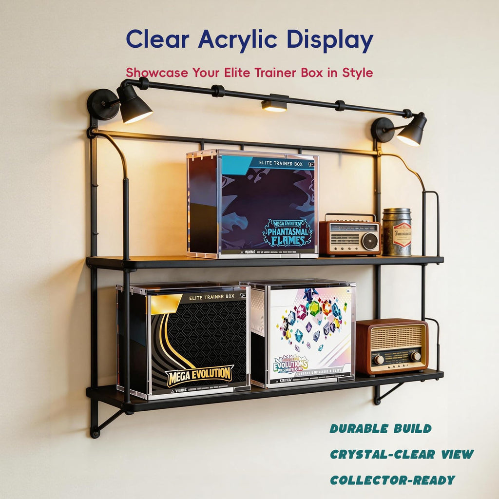 3 Pack Acrylic Case with Sliding Magnetic Lid F96108