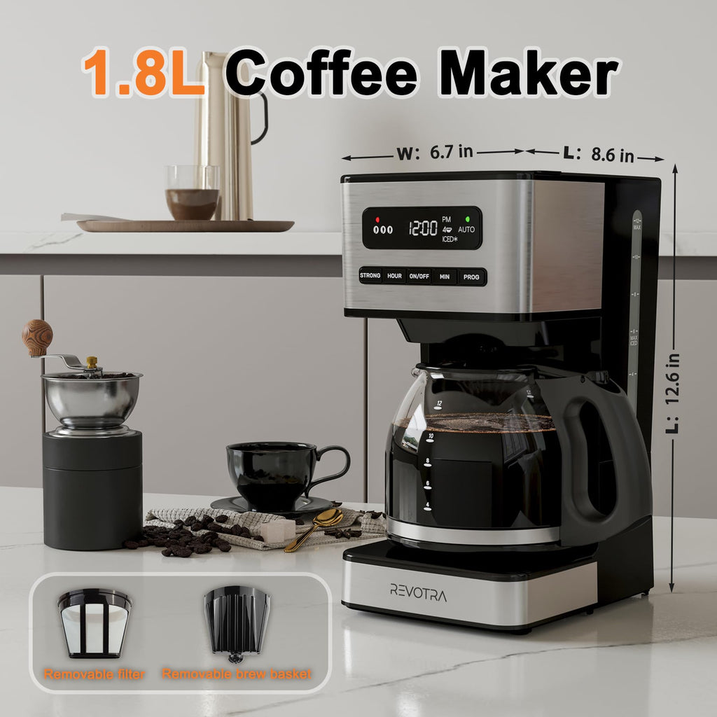 12 Cup Programmable Drip Coffee Maker G28960