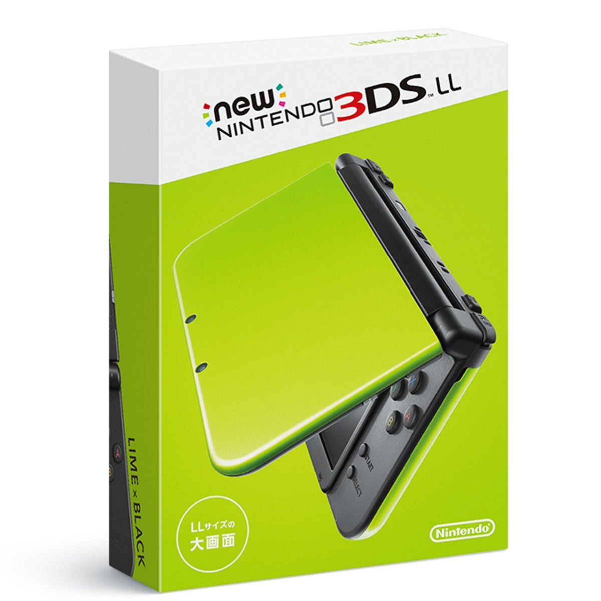 ニンテンドー3DS LL ライム×ブラック R502406