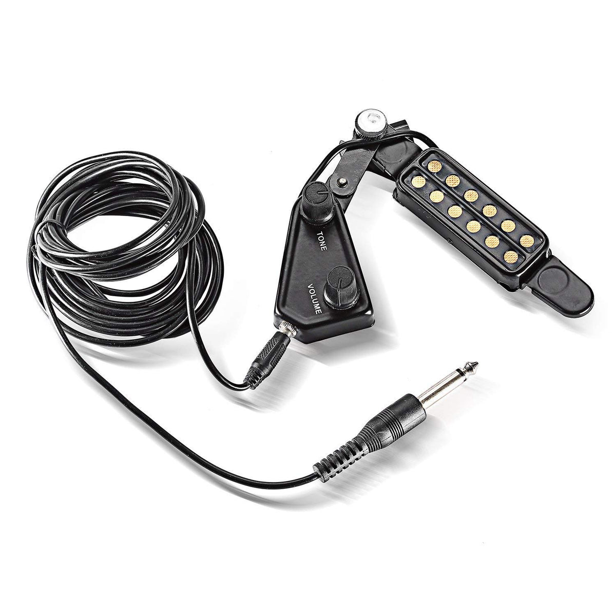 12 SoundHole Acoustic Guitar Pickup with Tone and Volume Control X715