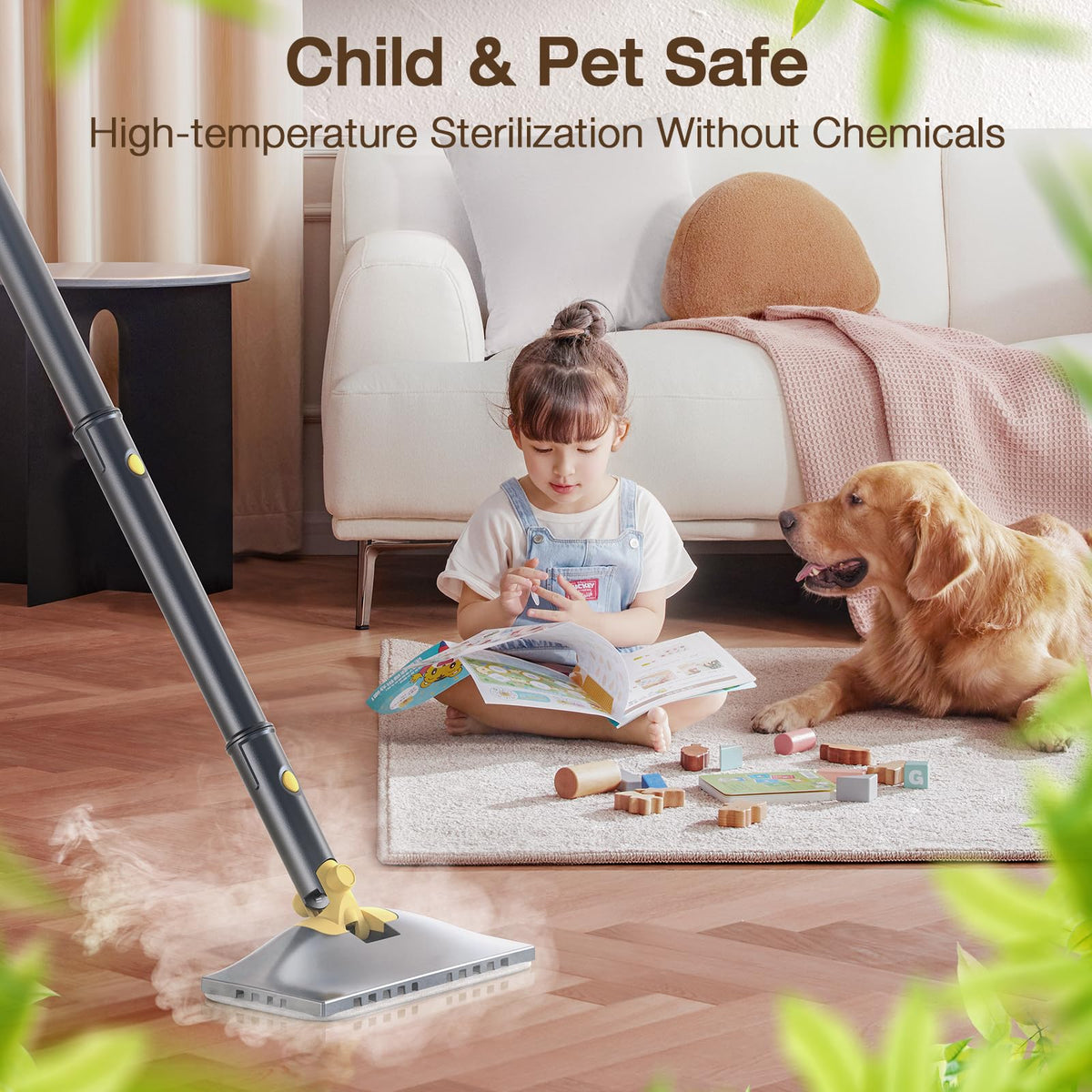 10-in-1 Detachable Handheld Steam Cleaner R810
