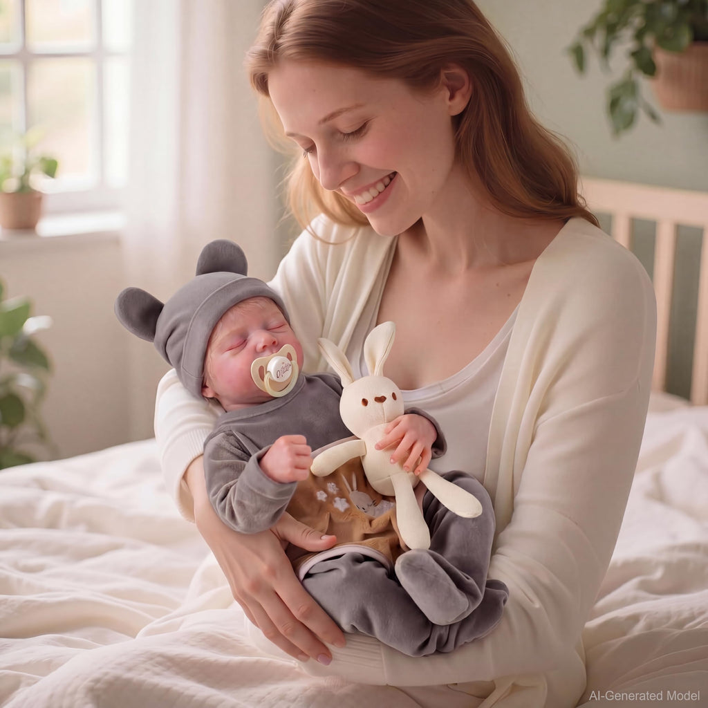 20 Inch Realistic Newborn Baby Doll with Poseable Body F177