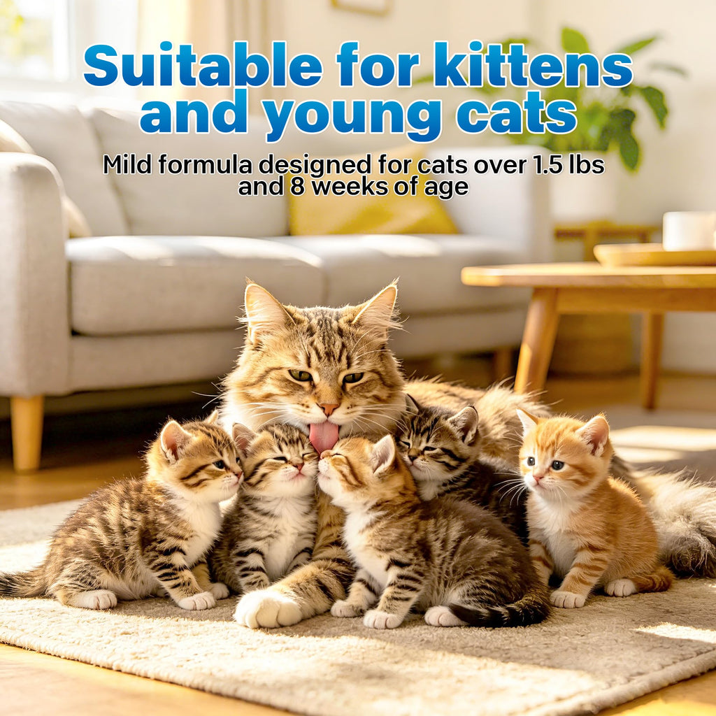 Topical Flea and Tick for Cats 6 Doses F41978