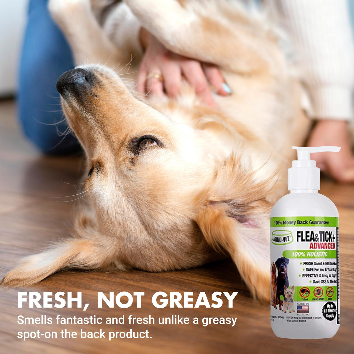 Flea and Tick Topical Treatment 8 oz H93760