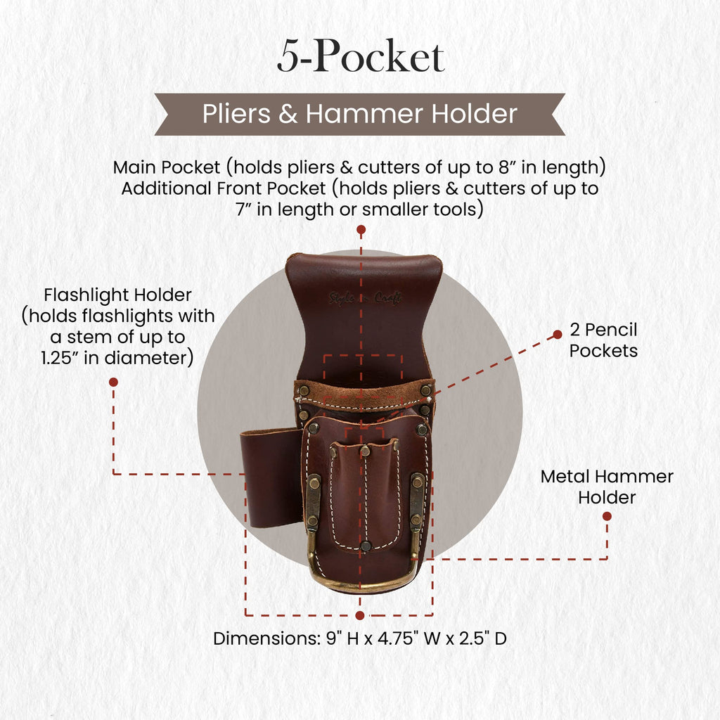 9-Pocket Carpenter's Nail and Tool Pouch L618