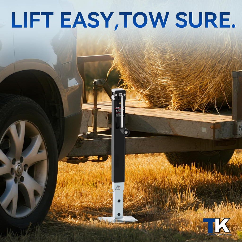 15" Lift Heavy Duty Weld On Trailer Jack E998