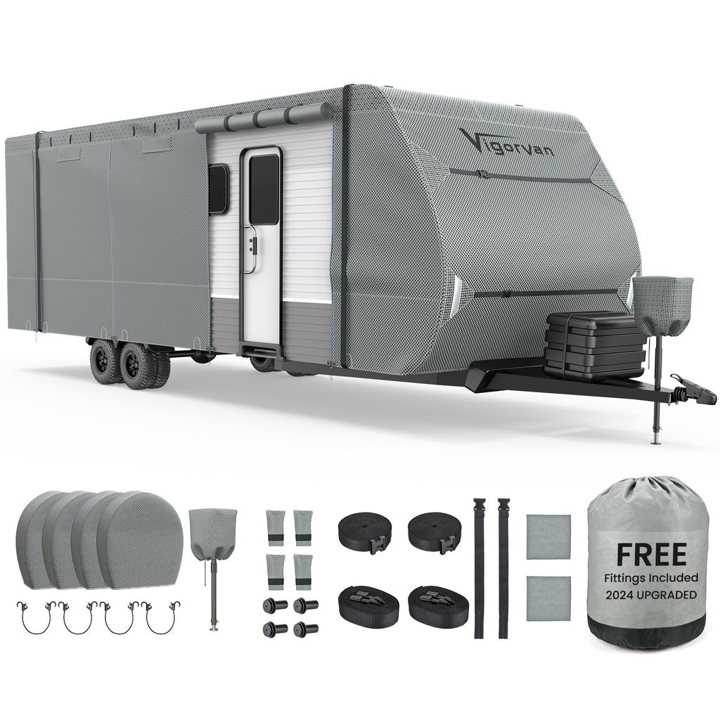 30-33FT Water-Resistant Travel Trailer RV Cover H676590