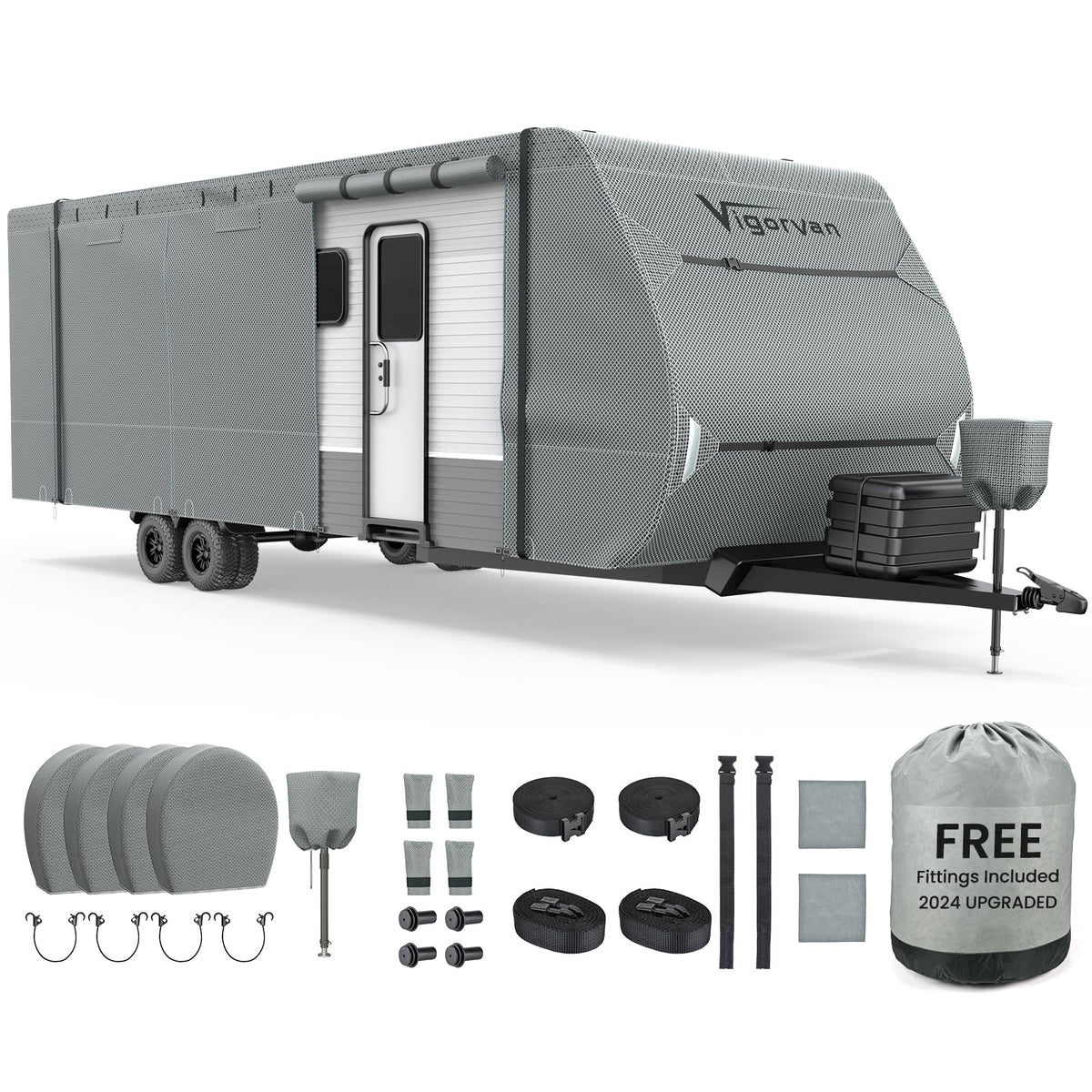 30-33FT Water-Resistant Travel Trailer RV Cover H676590