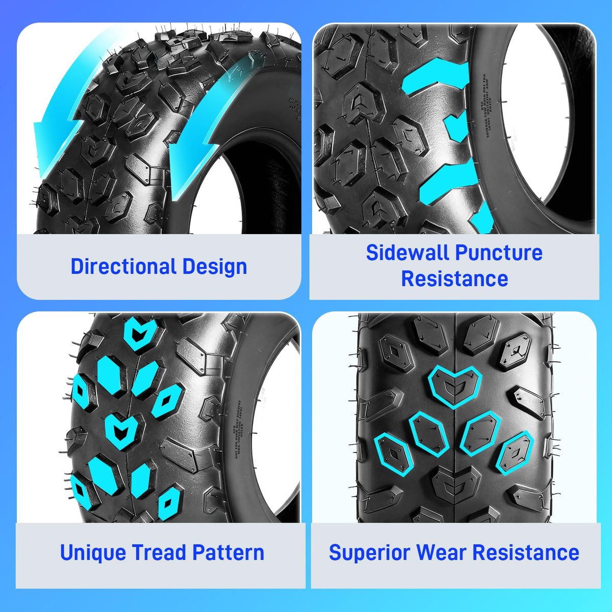 Set of 4 ATV/UTV Tires 19x7-8 S71951