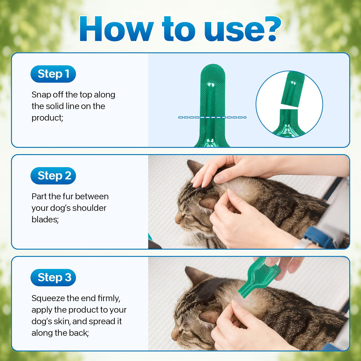 Topical Flea and Tick for Cats 6 Doses F41978