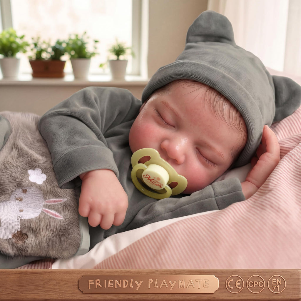 20 Inch Realistic Newborn Baby Doll with Poseable Body F177