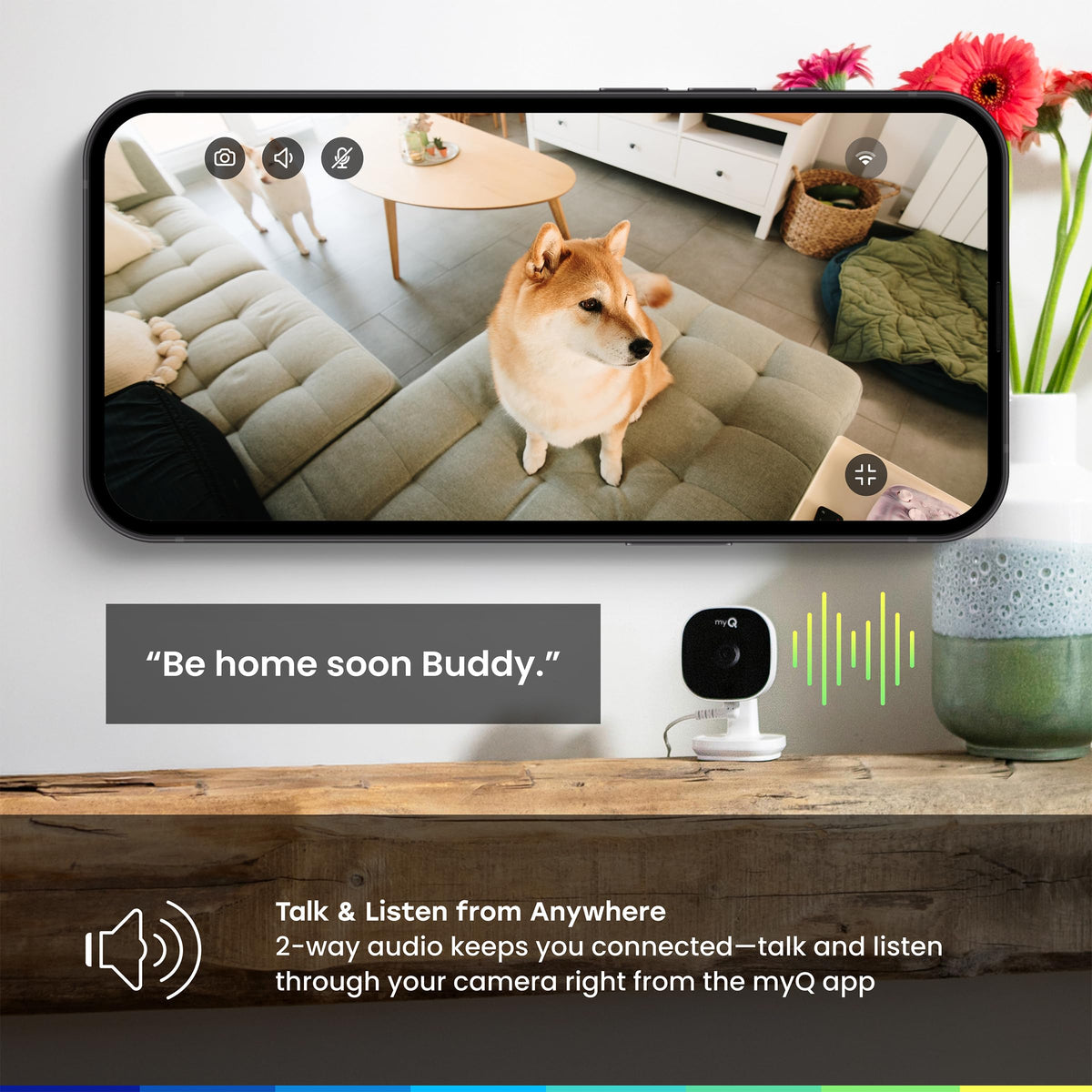 2K Smart Wi-Fi Indoor Security Camera with Night Vision Q3828