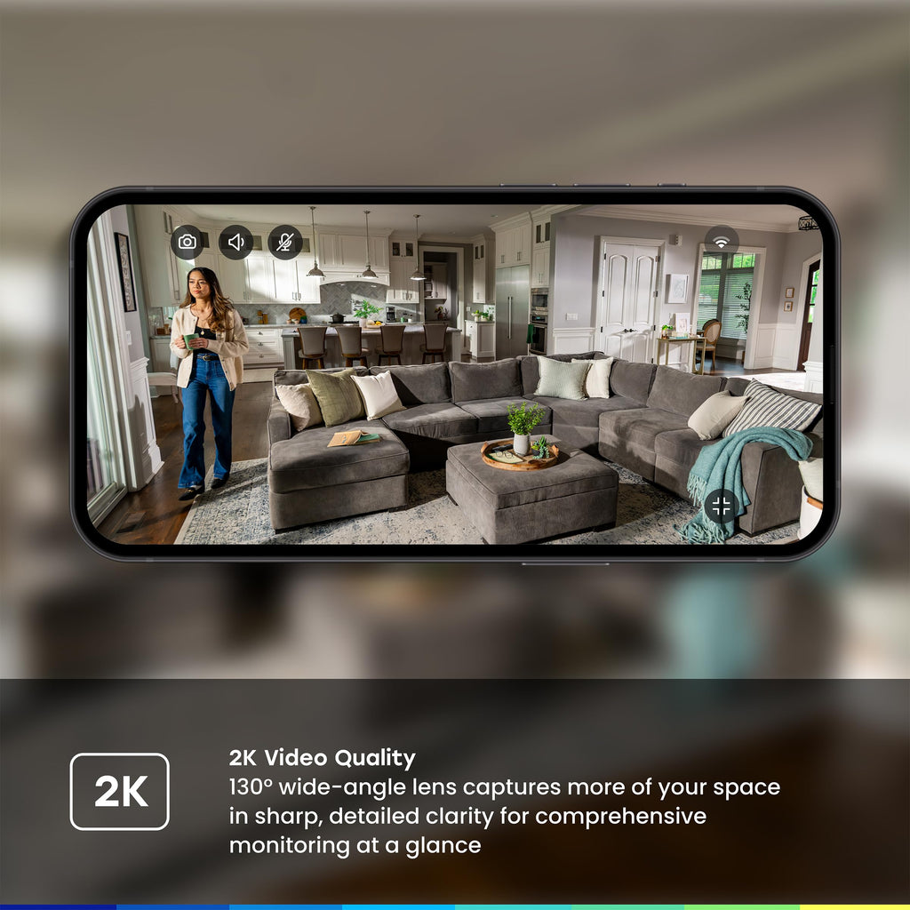 2K Smart Wi-Fi Indoor Security Camera with Night Vision Q3828