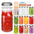 Wide Mouth Mason Jars with Lids 32oz 12 Pack P753