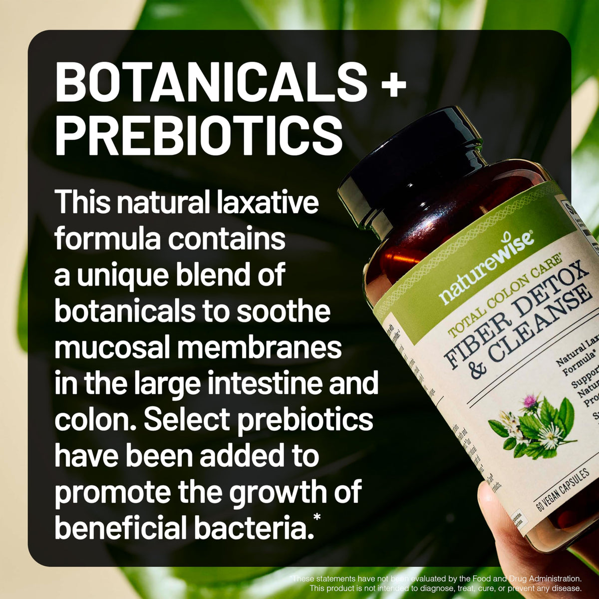 Herbal Laxative Fiber Cleanse 60 Capsules R24375