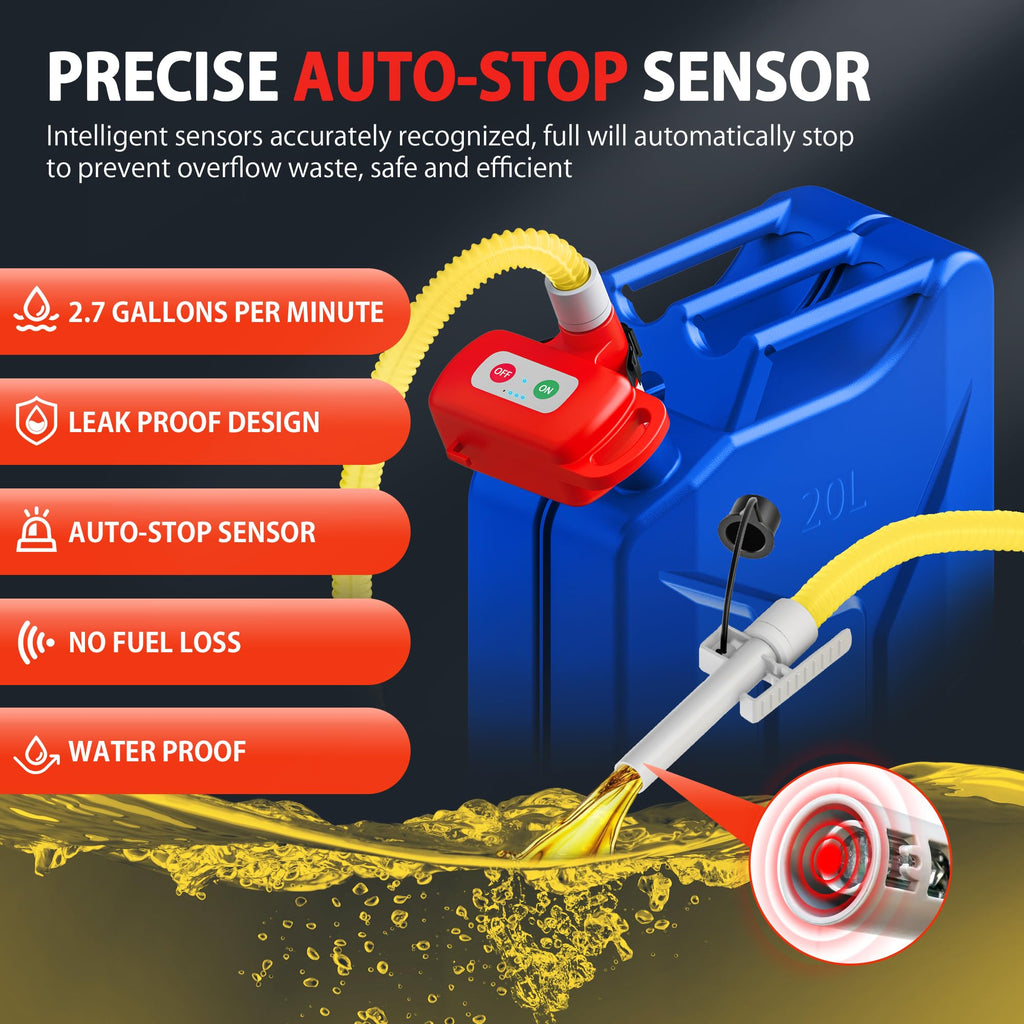 Rechargeable Fuel Transfer Pump with Auto-Stop L872276