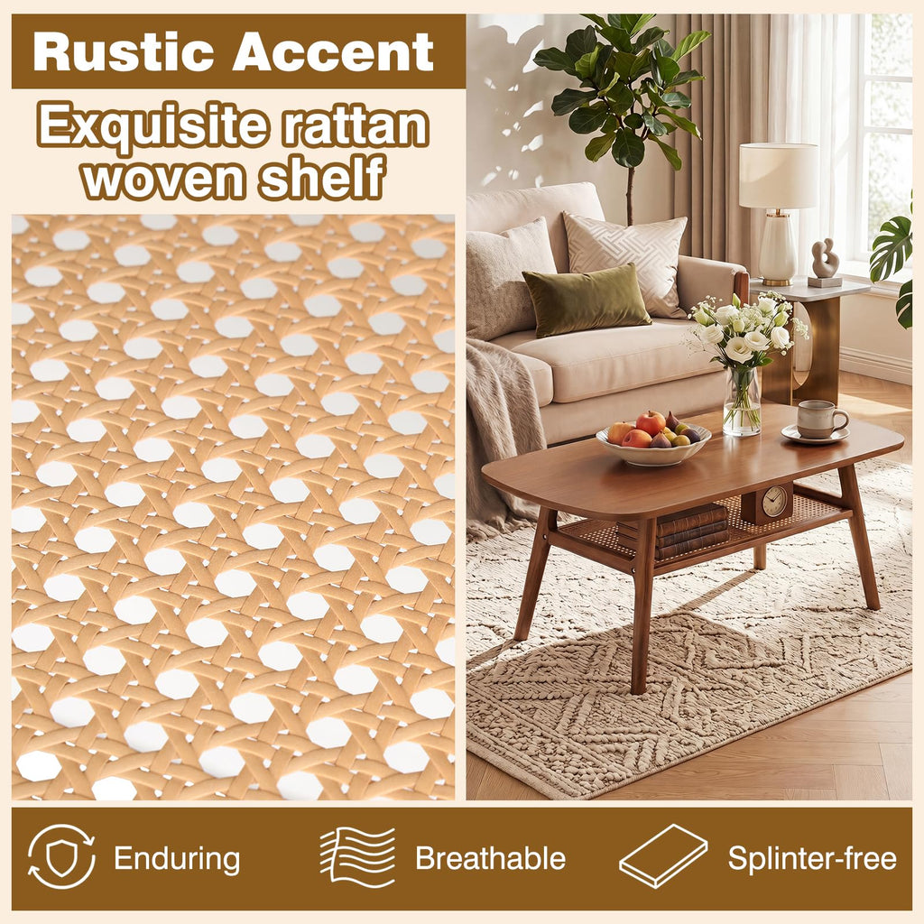 Rattan Wood Coffee Table C566479
