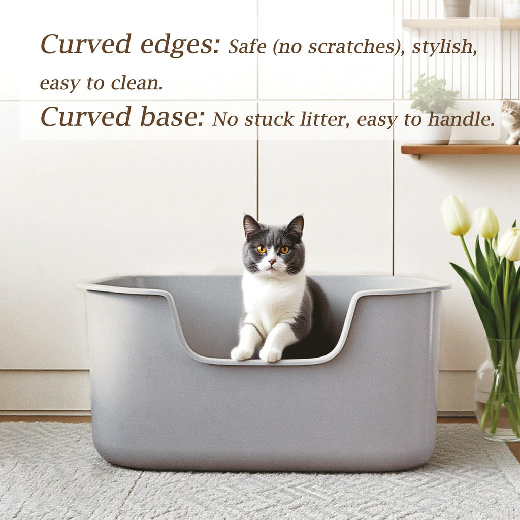 Large High Sides Cat Litter Box I282