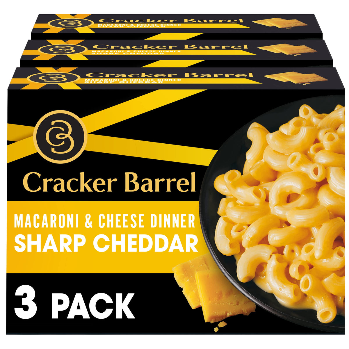 Sharp Cheddar Macaroni & Cheese Dinner 3 ct O948550