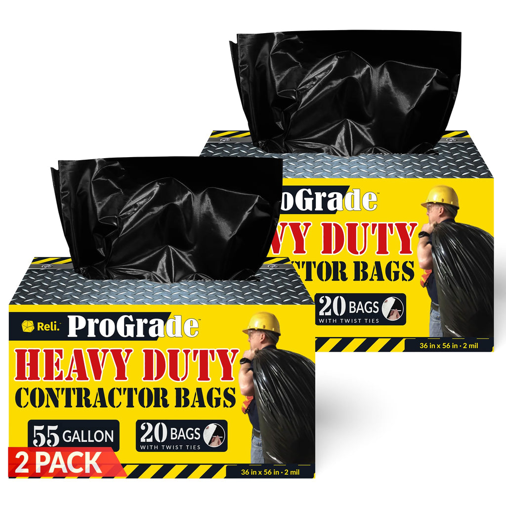 55 Gallon Heavy Duty Garbage Bags V3943