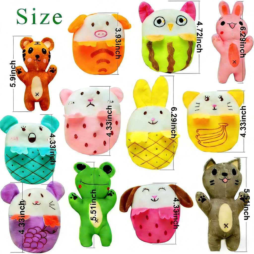 30 Pack Plush Squeaky Dog Toys M5416