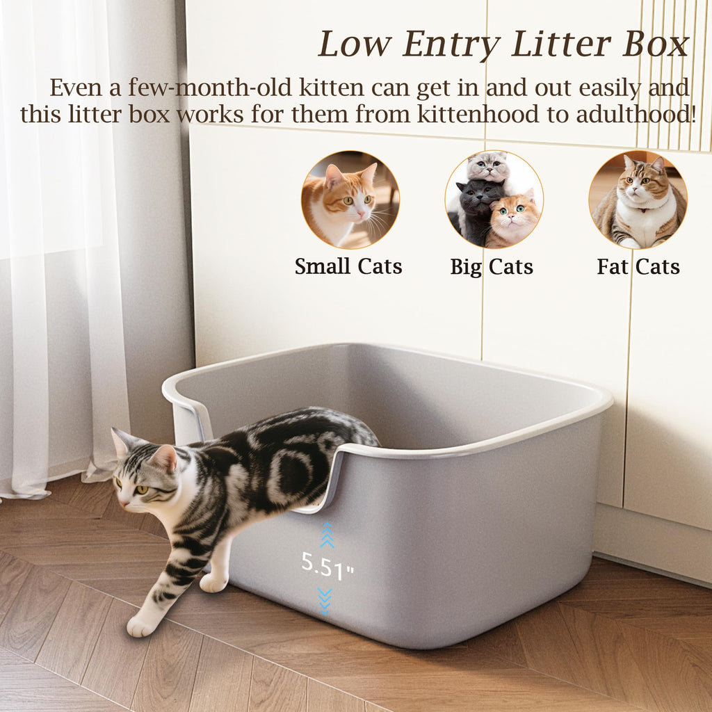 Large High Sides Cat Litter Box I282