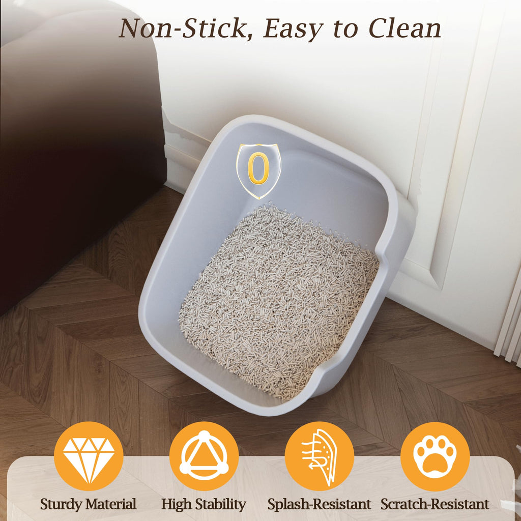 Large High Sides Cat Litter Box I282