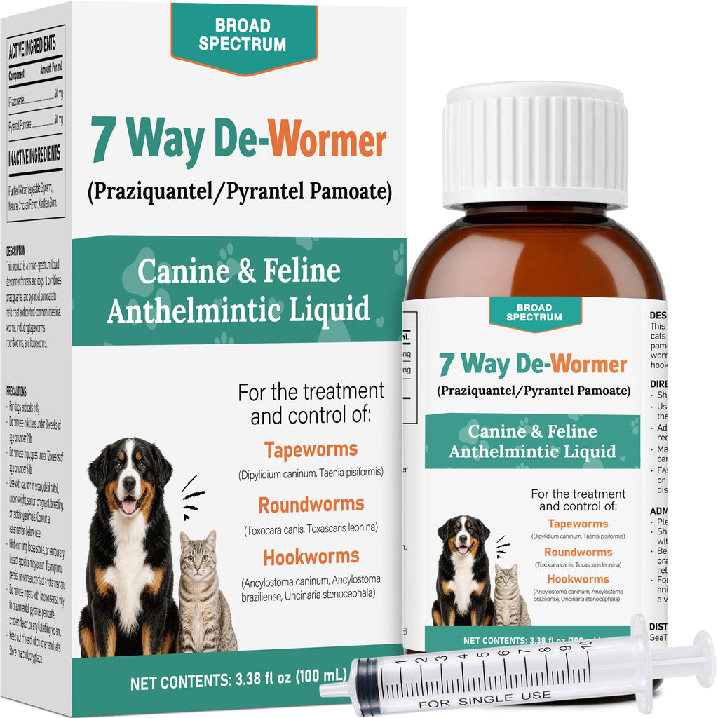 Dewormer for Dogs and Cats 3.38 fl oz A87953